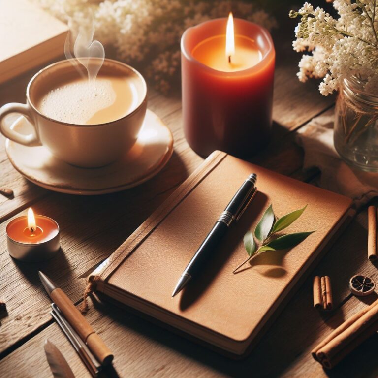 Morning journaling routine