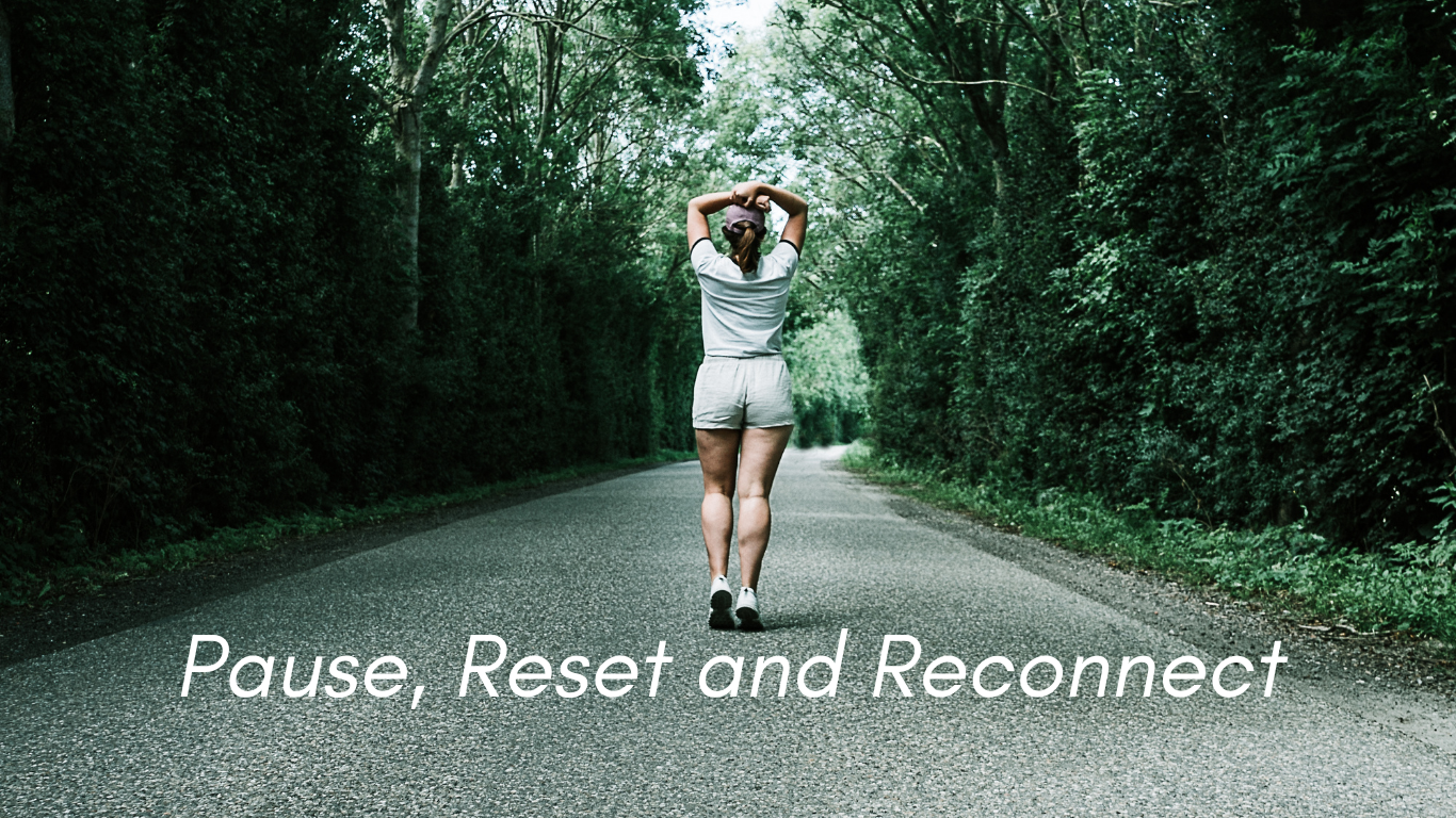 Pause, Reset and Reconnect. Midlife Vision Statement