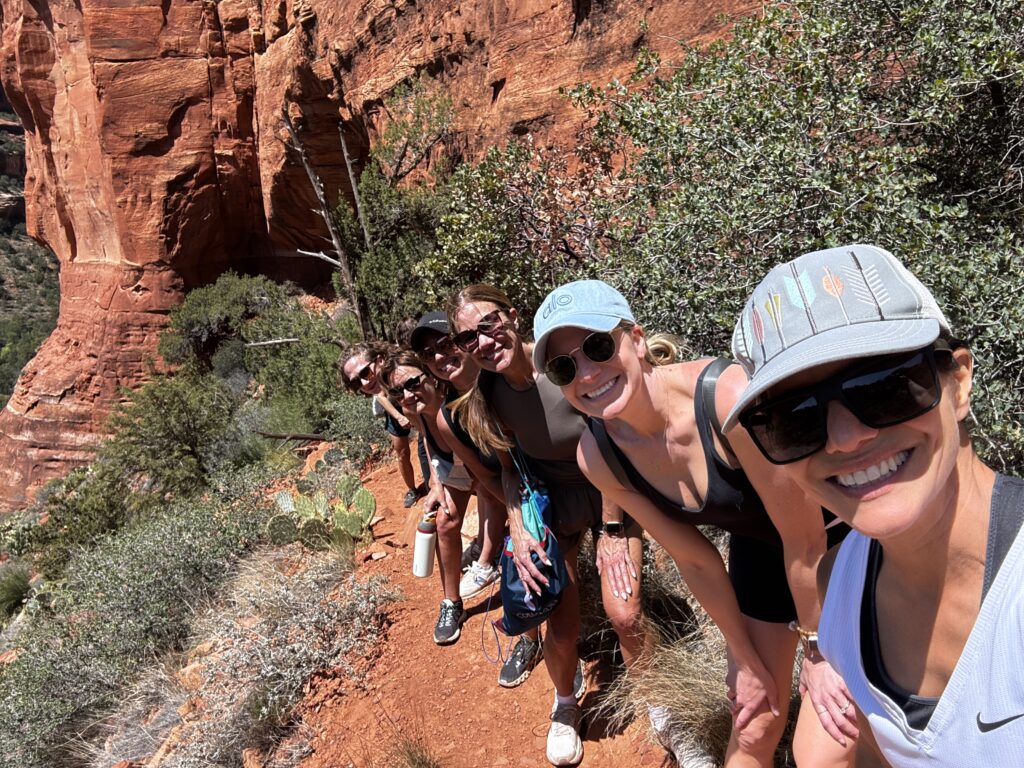 Retreat Women Empowered on a Hike Arizona