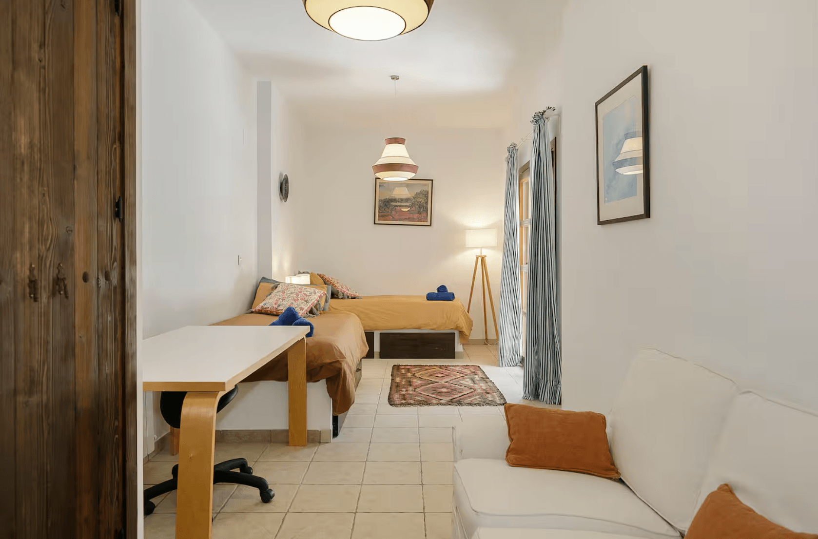Shared Twin Room Semi Private Bathroom Terrace